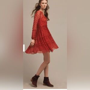 Maeve Red Asymmetrical Dress